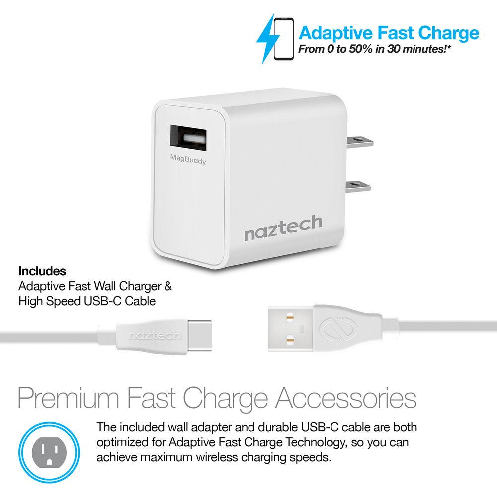 Naztech MagBuddy Wireless Charger Desk Mount