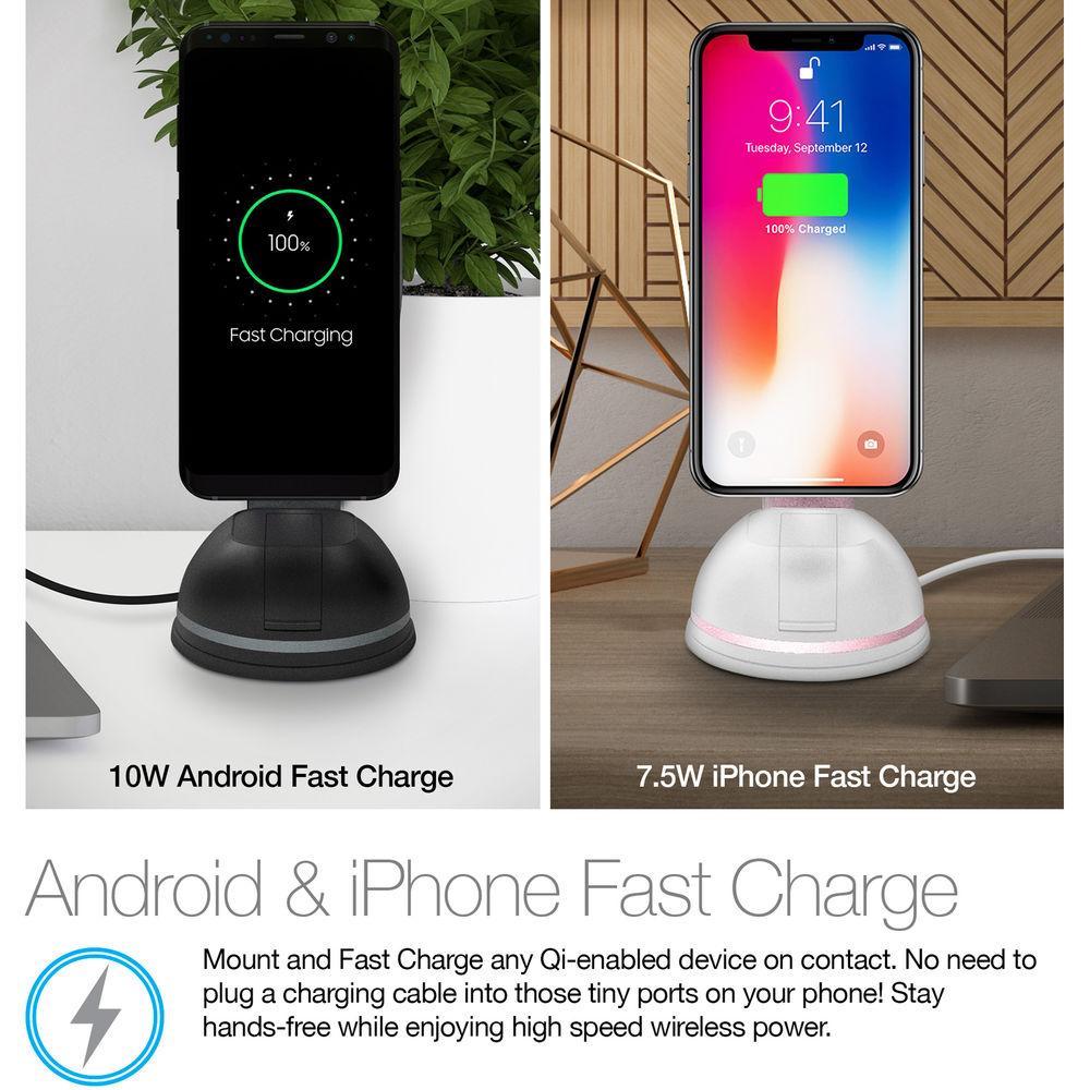 Naztech MagBuddy Wireless Charger Desk Mount