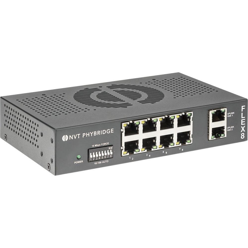 NVT FLEX8 8-Port PoE Unmanaged Switch