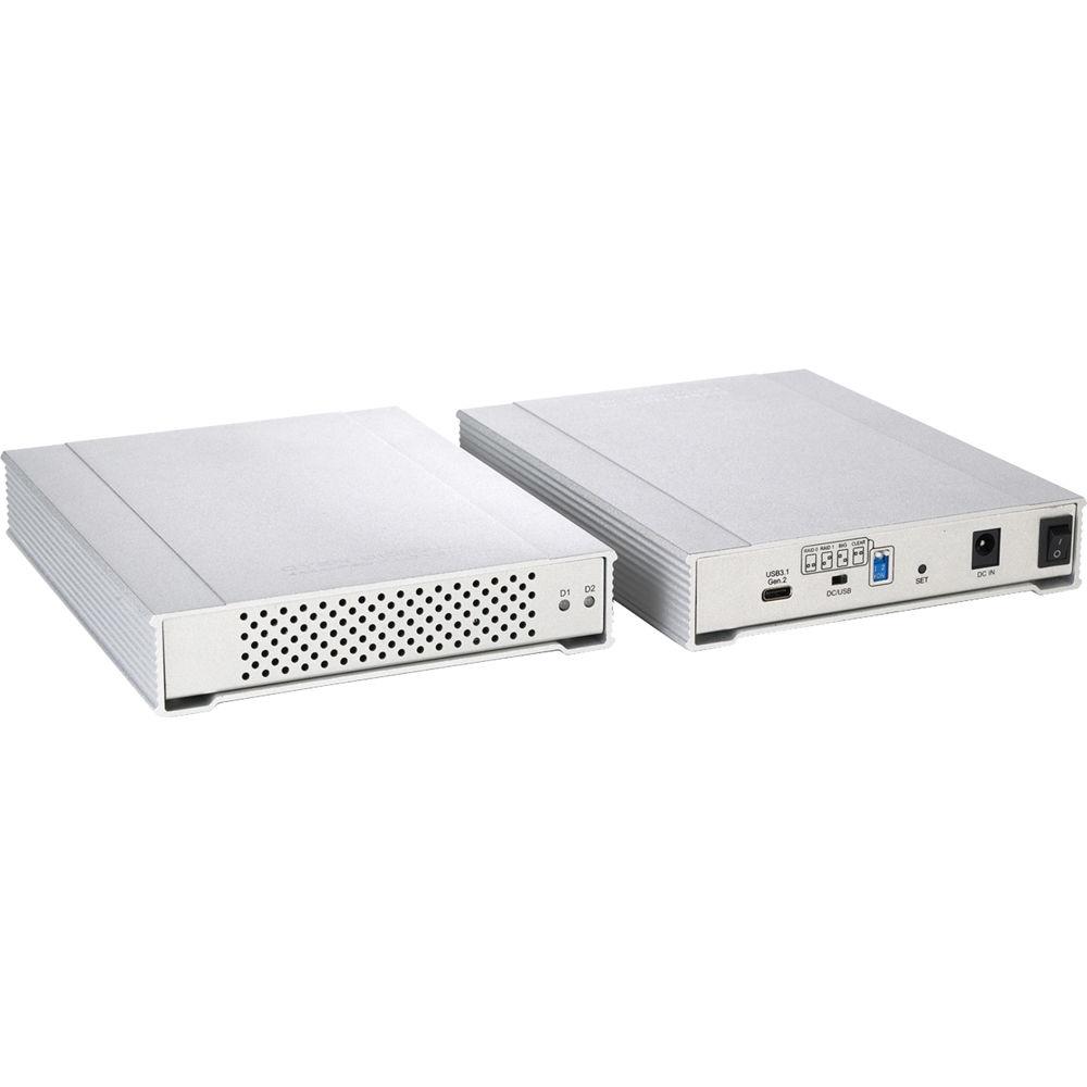 Oyen Digital MiniPro RAID V3 4TB 2-Bay USB 3.1 Type-C RAID Array