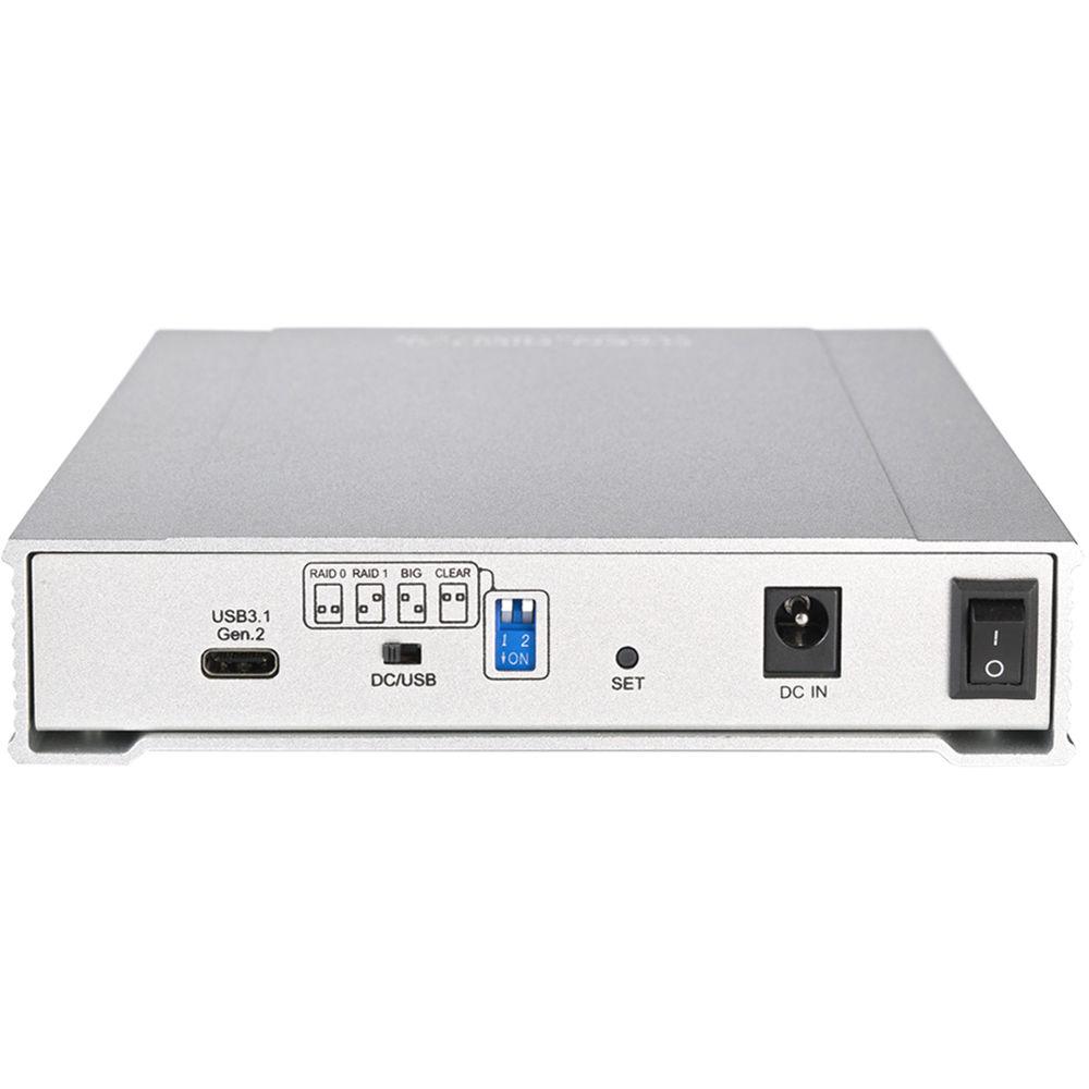 Oyen Digital MiniPro RAID V3 4TB 2-Bay USB 3.1 Type-C RAID Array