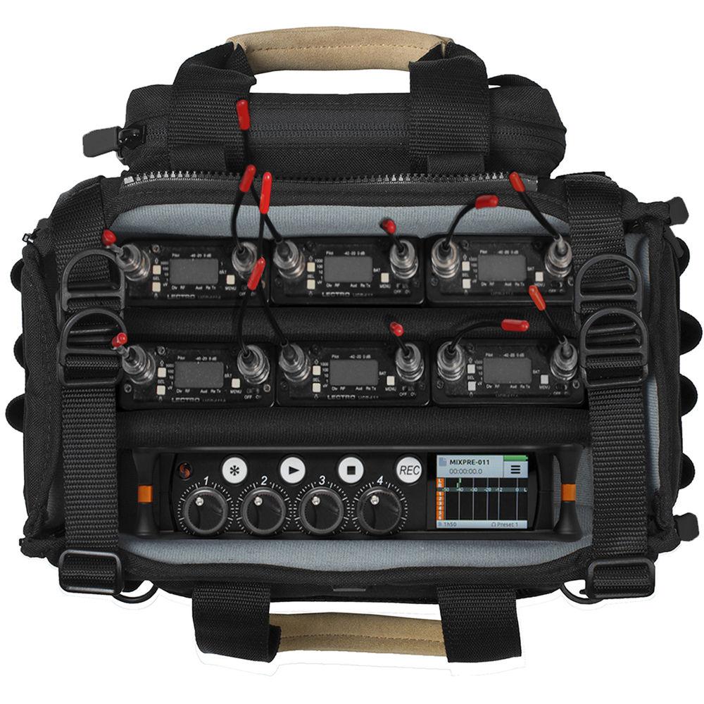 Porta Brace Silent Audio Organizer Bag for Sound Devices MixPre-6 Recorder