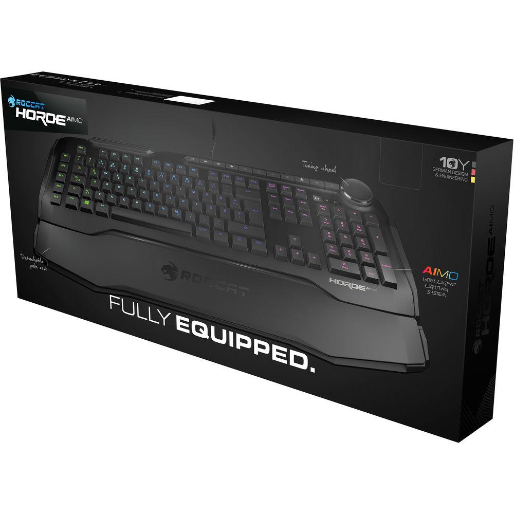 ROCCAT Horde AIMO Membranical RGB Gaming Keyboard