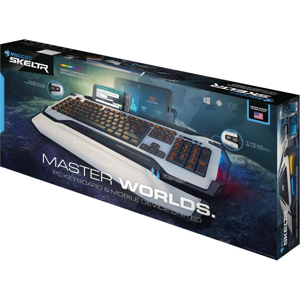 ROCCAT Skeltr Smart Communication RGB Gaming Keyboard