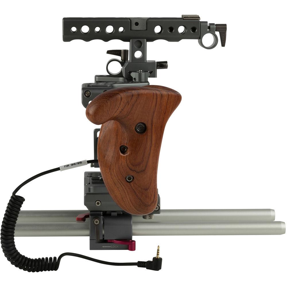 Tilta ES-T37A GH5 Handheld Camera Cage Rig with Wooden Handgrip