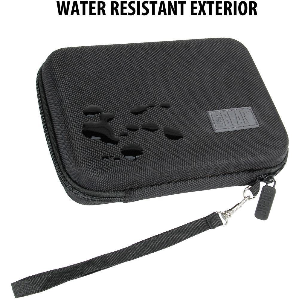 USA GEAR H Series Hardshell Electronics Carry Case with Accessory Pocket
