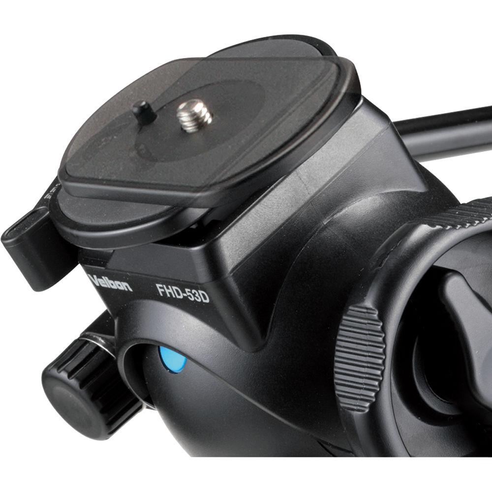 Velbon EX-547 VIDEO N 4-Section Aluminum Tripod with 2-Way Pan Tilt Head