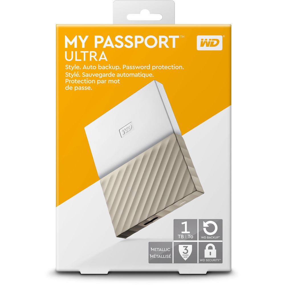 WD 1TB My Passport Ultra USB 3.0 External Hard Drive