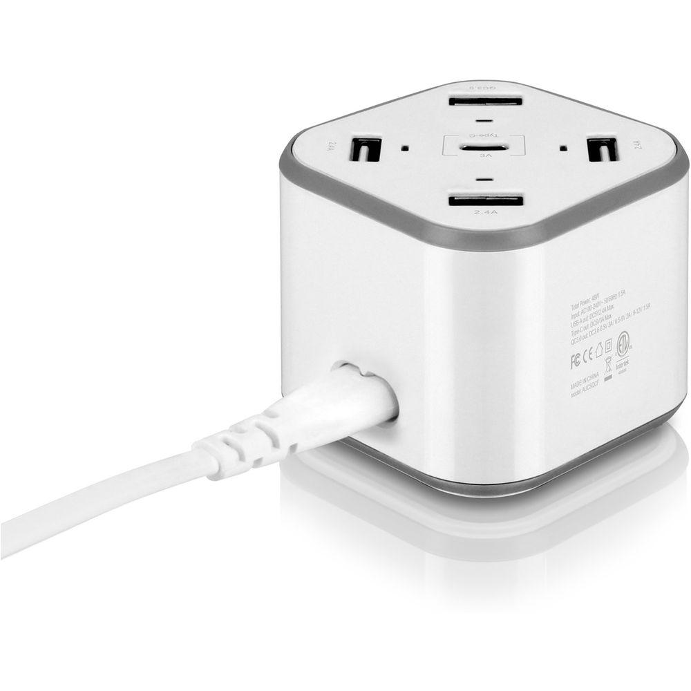 Aluratek 5-Port USB Charging Station