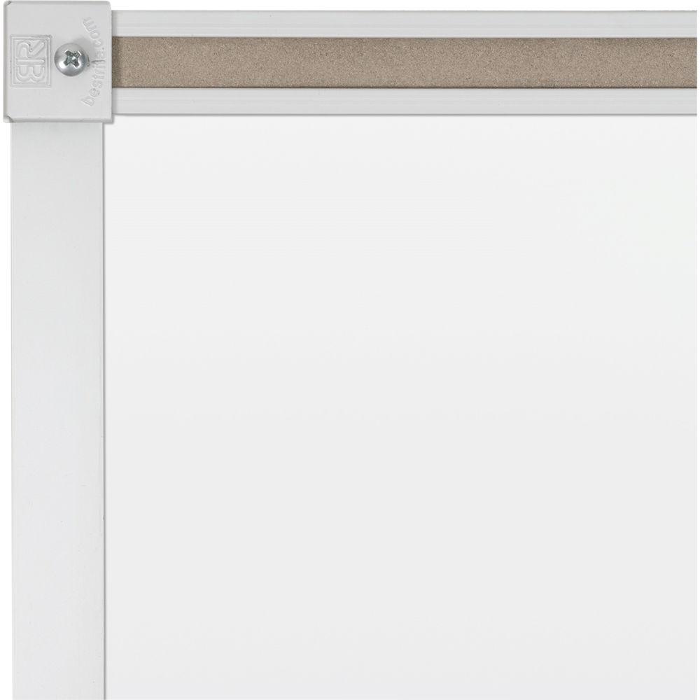Best Rite TuF-Rite Whiteboard with ABC Aluminum Trim & Map Rail