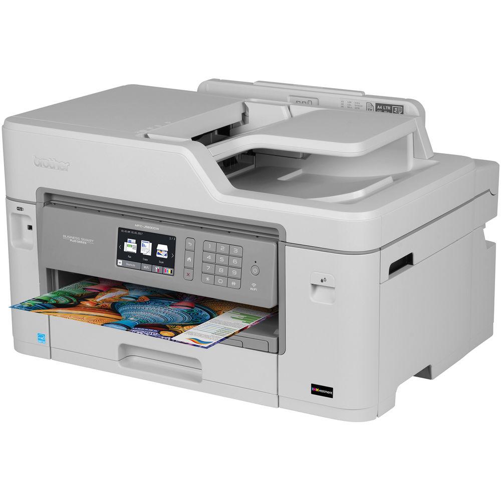 Brother MFC-J5830DW XL Business Smart Plus All-in-One Inkjet Printer with Four Sets of INKvestment Inks
