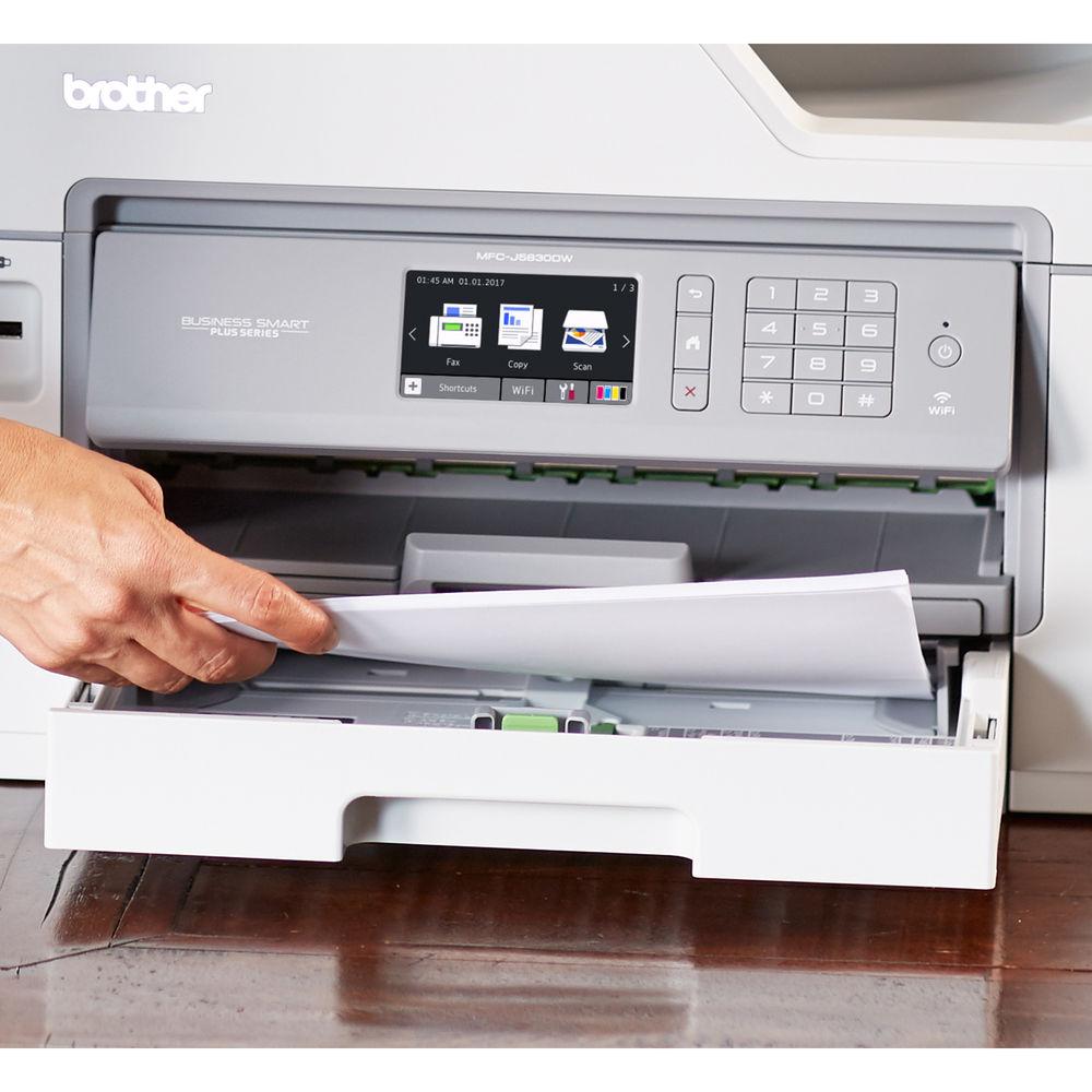 Brother MFC-J5830DW XL Business Smart Plus All-in-One Inkjet Printer with Four Sets of INKvestment Inks