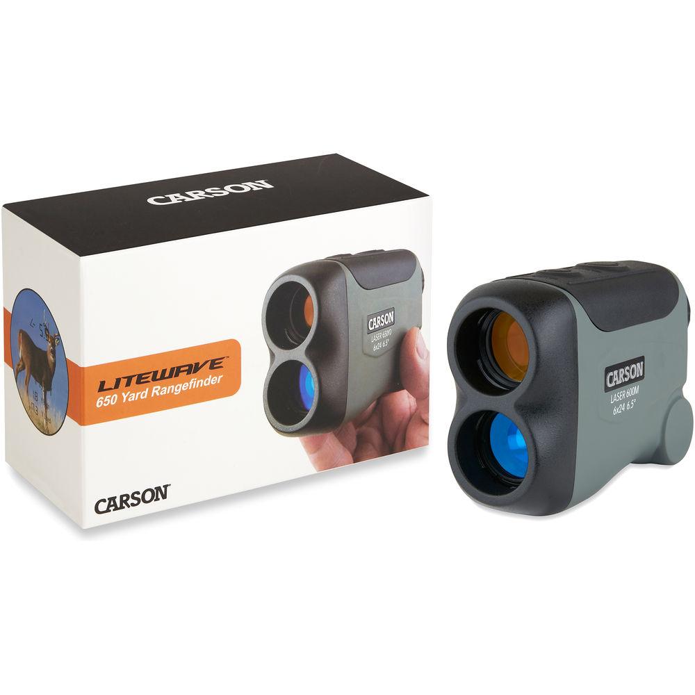Carson 6x24 LiteWave 650-Yard Laser Rangefinder