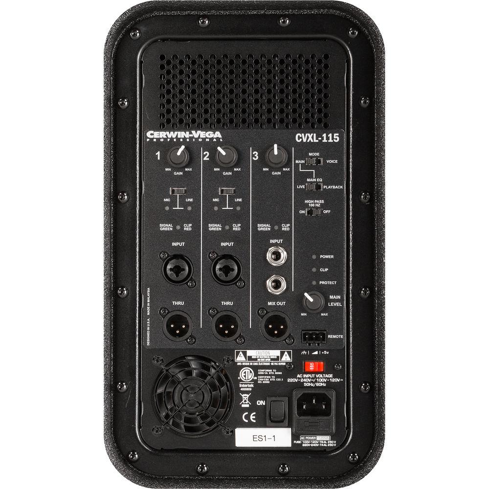 Cerwin-Vega CVXL Series 15" Powered Speaker