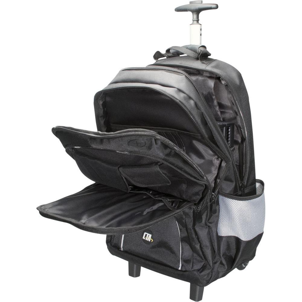 CTA Digital Rolling Universal Gaming Backpack for Consoles