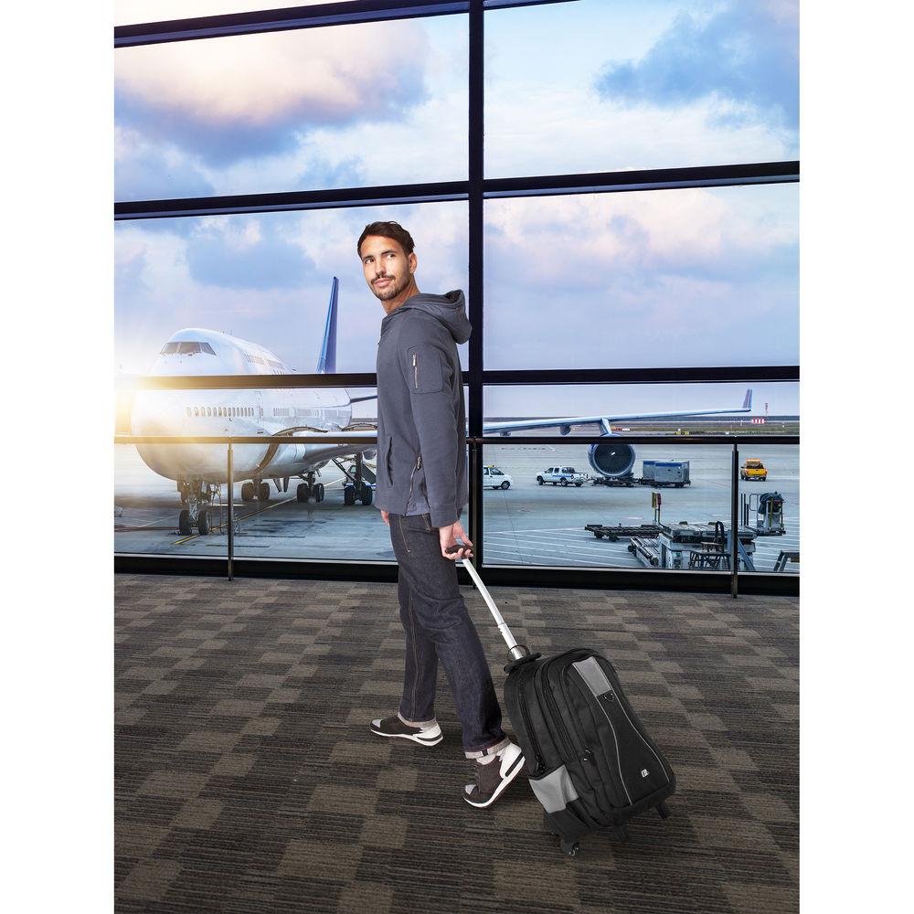 CTA Digital Rolling Universal Gaming Backpack for Consoles