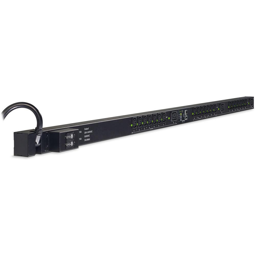 CyberPower Switched PDU24A 200-240V 50 60Hz NEMA L6-30P PLUG 24xIEC-3200U Rackmoun 10