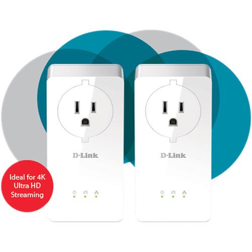D-Link DHP-P701AV Powerline AV2 2000 Passthrough Starter Kit