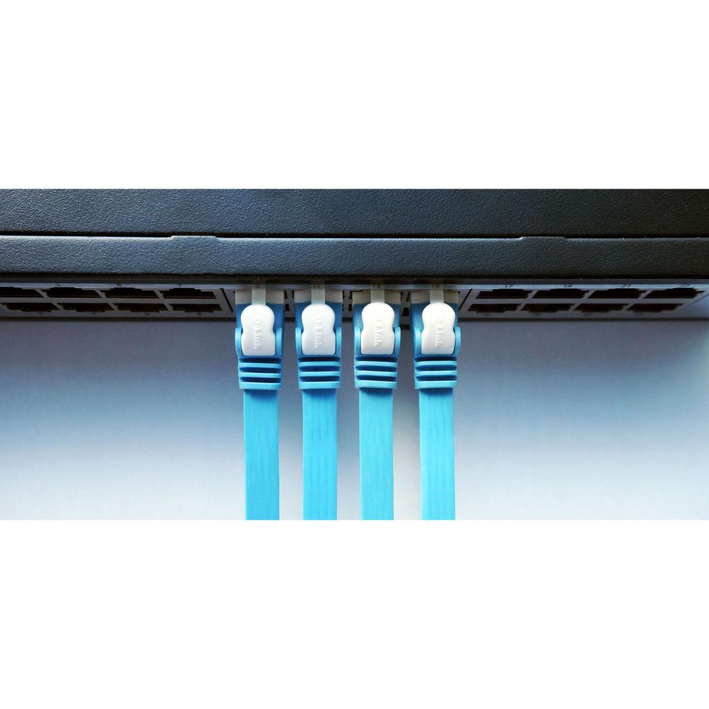D-Link RJ45 to RJ45 CAT6 Ethernet Patch Flat Cable