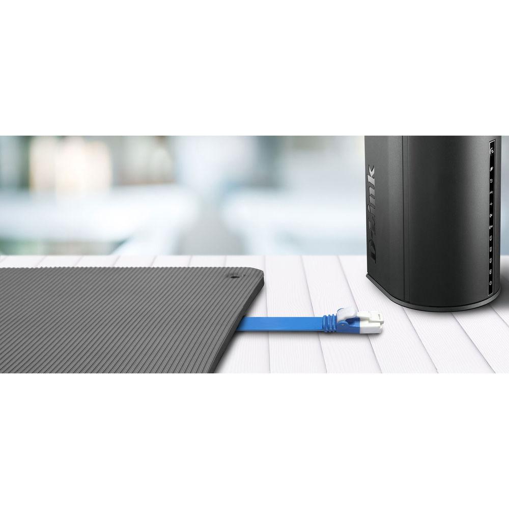 D-Link RJ45 to RJ45 CAT6 Ethernet Patch Flat Cable