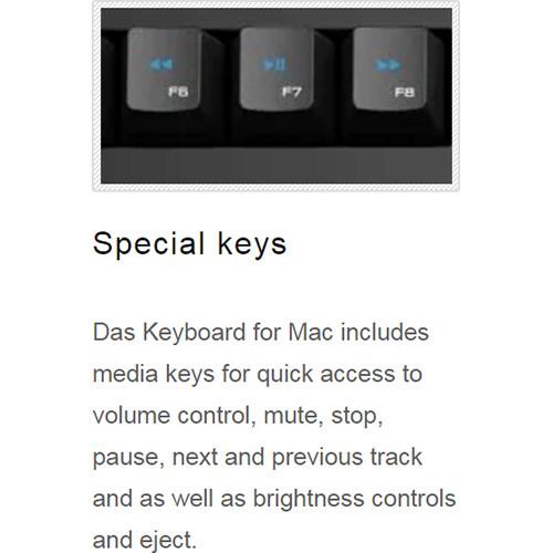 Das Keyboard Model S Professional for Mac Mechanical Keyboard, Das, Keyboard, Model, S, Professional, Mac, Mechanical, Keyboard