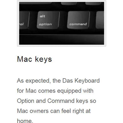 Das Keyboard Model S Professional for Mac Mechanical Keyboard