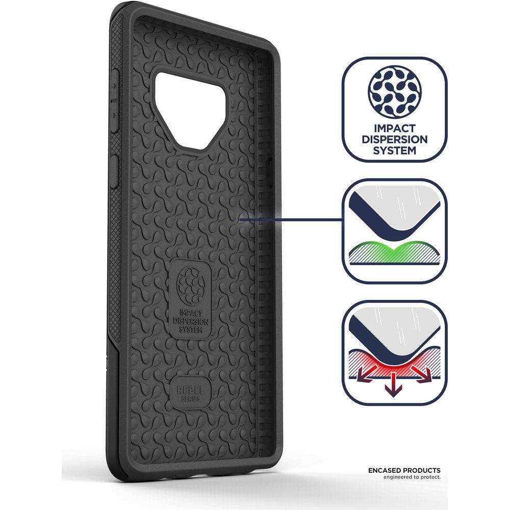 Encased Rebel Series Case with Belt Clip Holster for Samsung Galaxy Note9