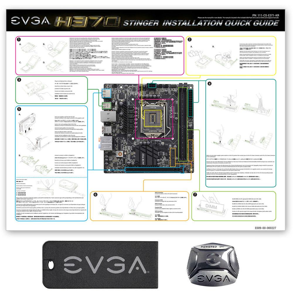 EVGA H370 Stinger LGA 1151 Mini-ITX Motherboard
