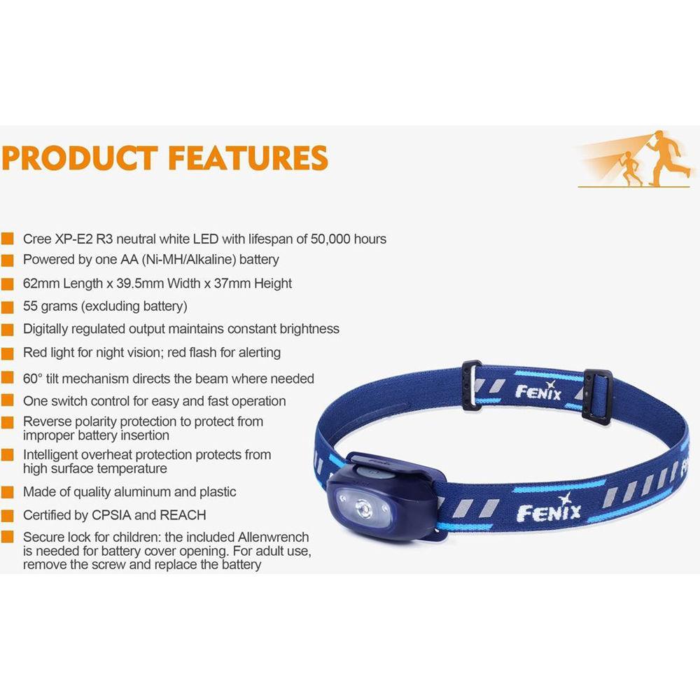 Fenix Flashlight HL16 Children