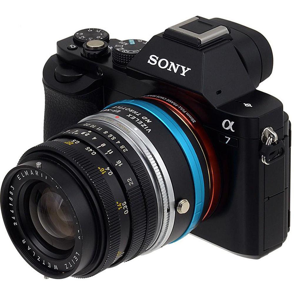 FotodioX Leica R Lens to Sony E-Mount Camera Vizelex ND Throttle Adapter