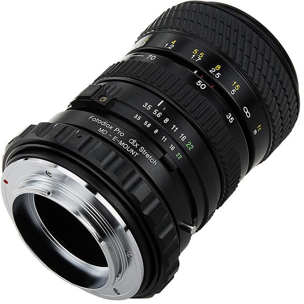 FotodioX Minolta MD Lens to Sony E-Mount DLX Stretch Adapter
