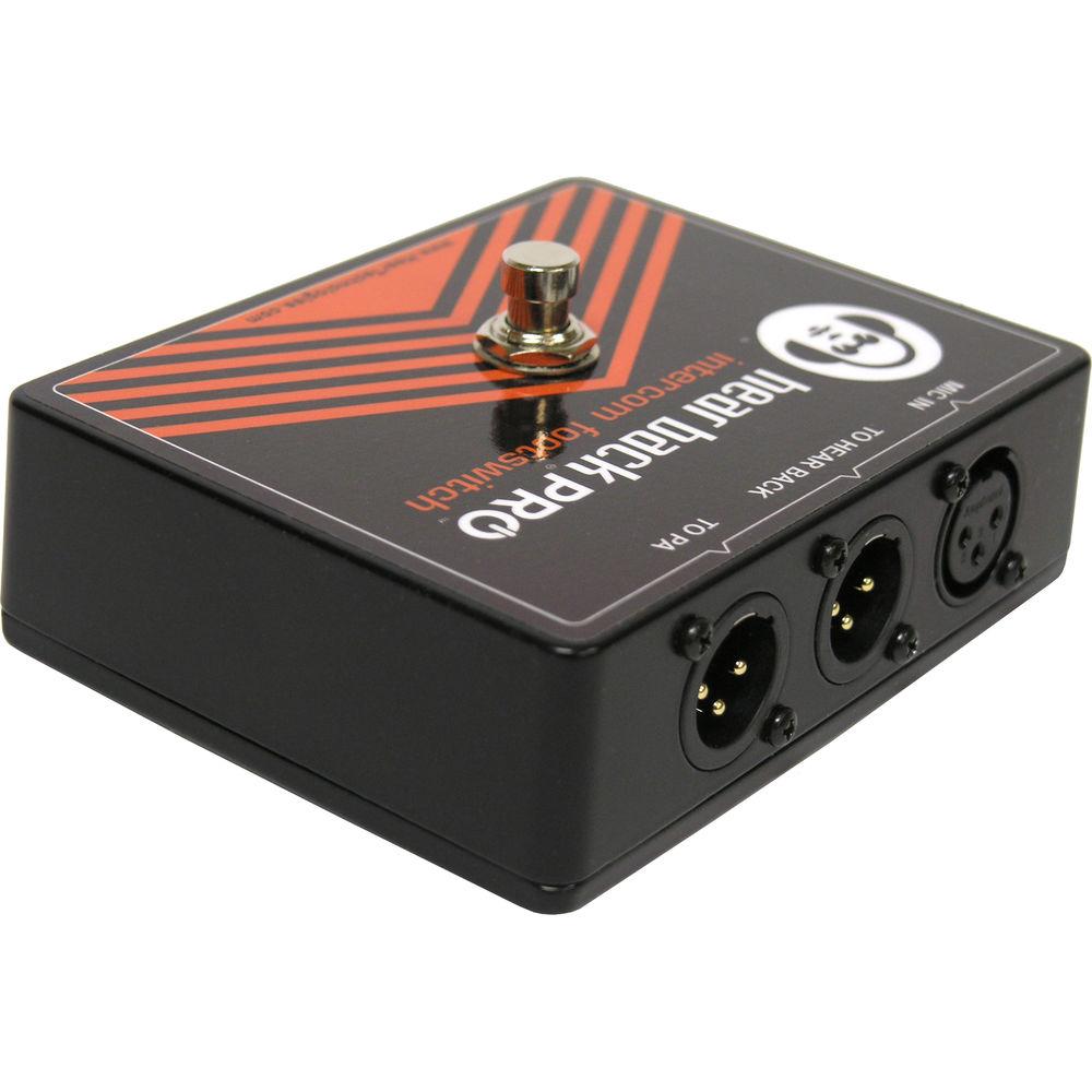 Hear Technologies PRO Intercom Footswitch Microphone A B Switch