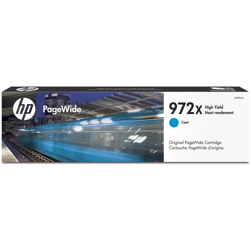 HP 972X High Yield Cyan Original PageWide Cartridge