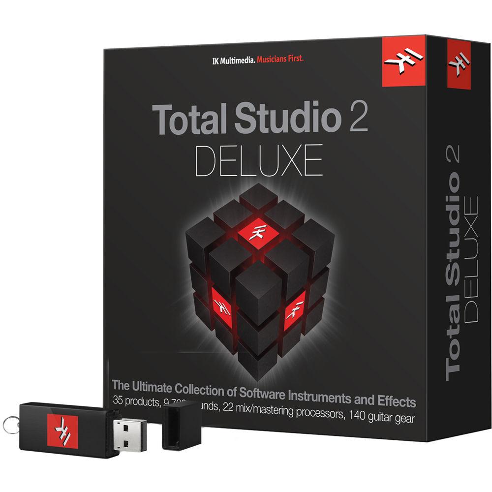 IK Multimedia Total Studio Bundle 2 Deluxe - Software for Audio Production, Mixing & Mastering