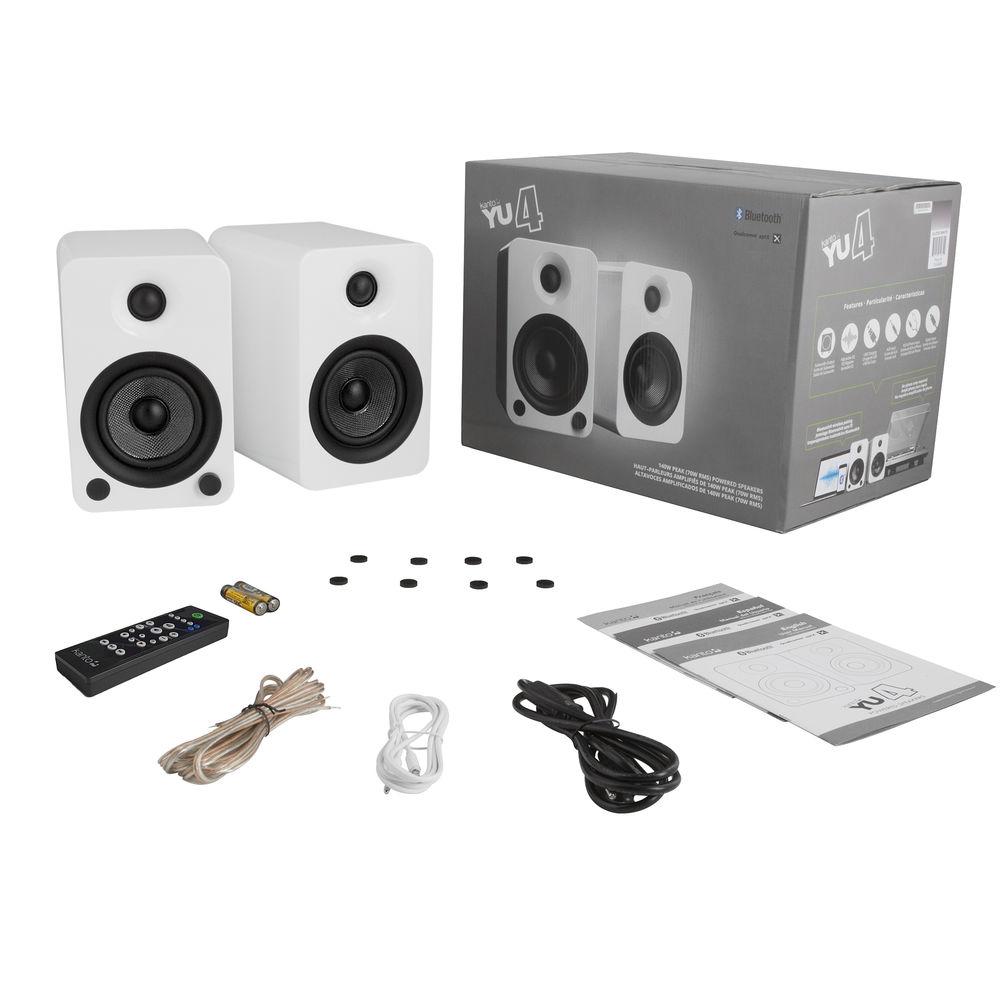Kanto Living YU4 2-Way Powered Bookshelf Speakers