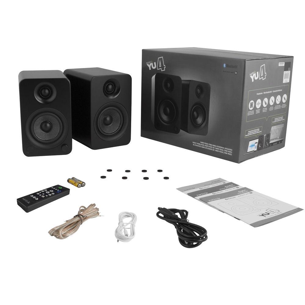 Kanto Living YU4 2-Way Powered Bookshelf Speakers