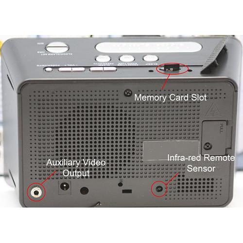 KJB Security Products Zone Shield Clock Radio with 4K UHD Covert Camera & DVR