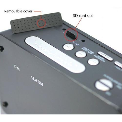 KJB Security Products Zone Shield Clock Radio with 4K UHD Covert Camera & DVR