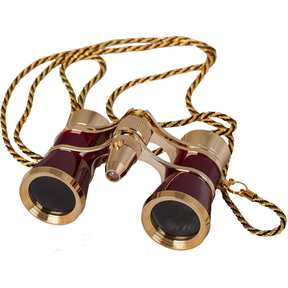 Levenhuk Broadway 325F Opera Glasses with Chain