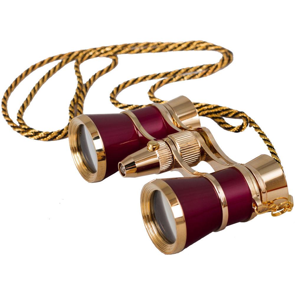 Levenhuk Broadway 325F Opera Glasses with Chain