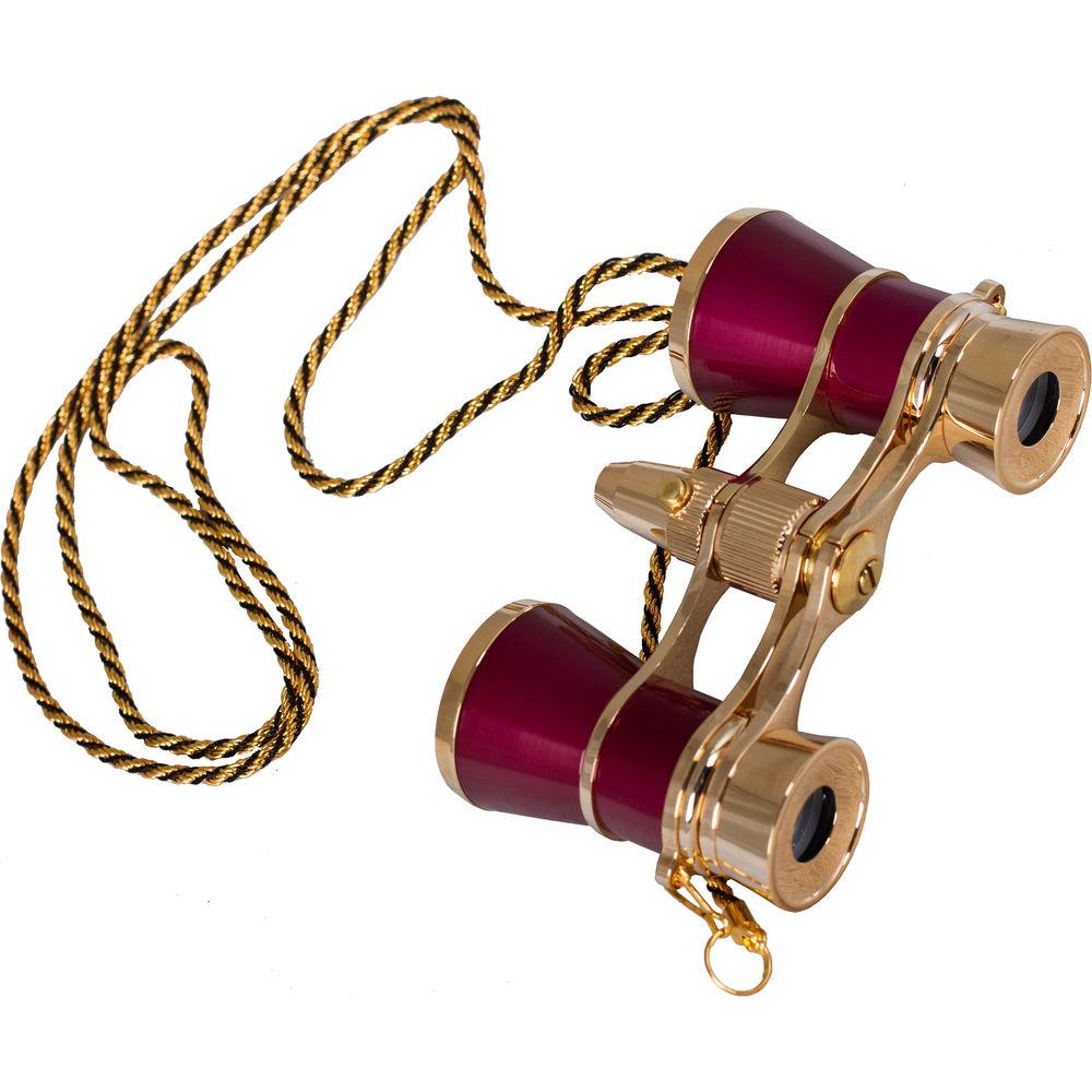 Levenhuk Broadway 325F Opera Glasses with Chain