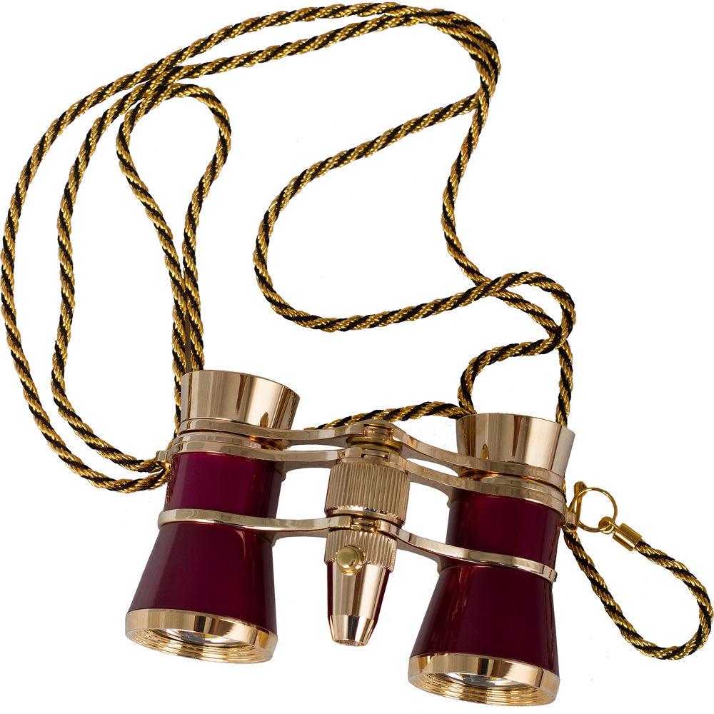 Levenhuk Broadway 325F Opera Glasses with Chain