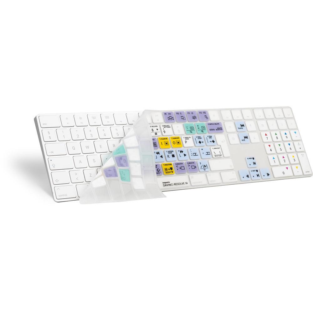 LogicKeyboard Blackmagic DaVinci Resolve 14 Cover for Apple Magic Keyboard with Numeric Keypad