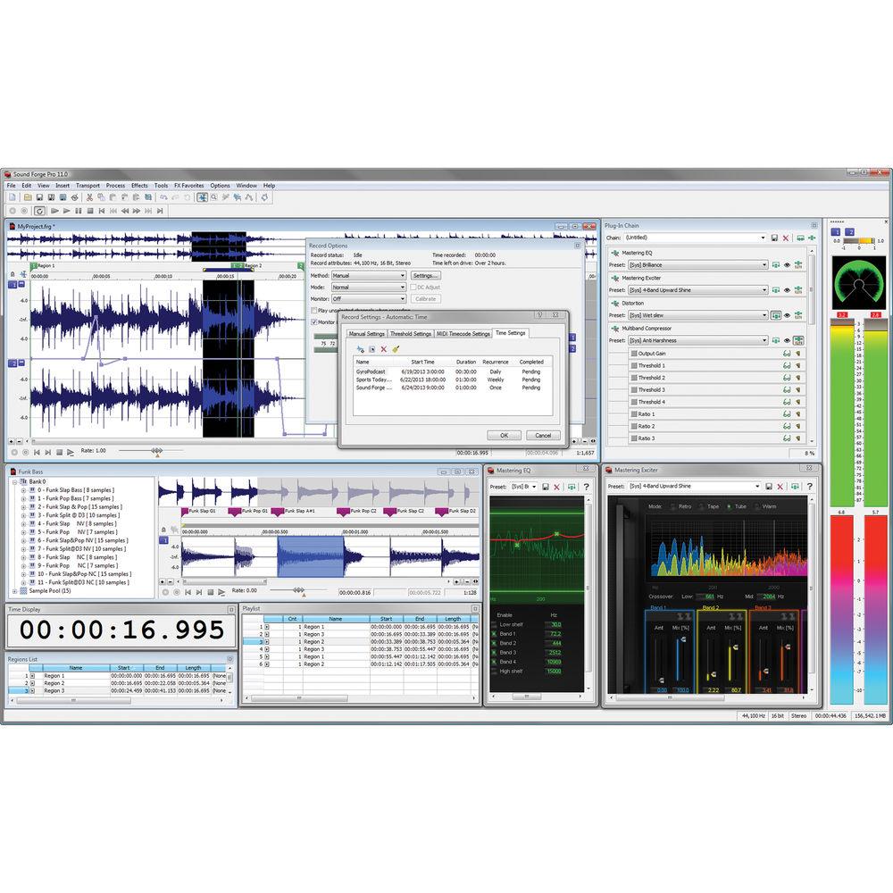 MAGIX Entertainment Sound Forge Pro 11 Upgrade - Audio Waveform Editor