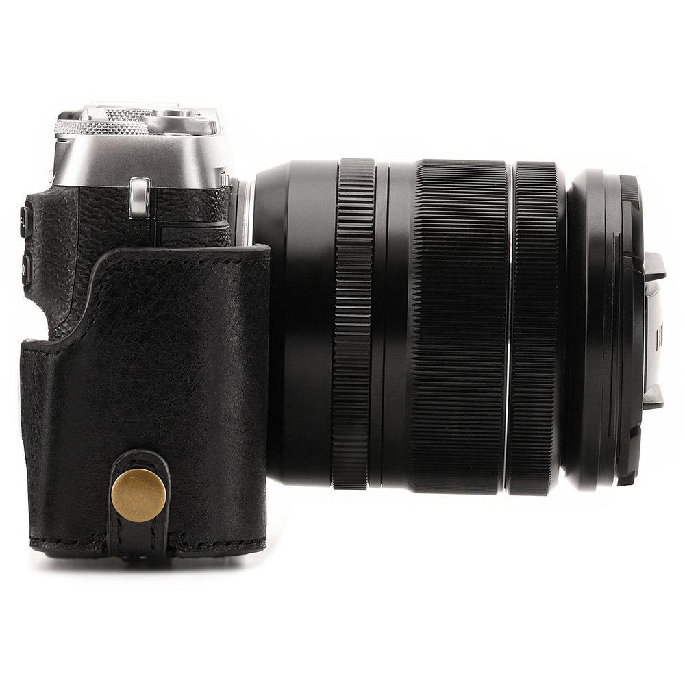 MegaGear Ever Ready Leather Camera Case for Fujifilm X-E3 with 23mm or 18-55mm Lens