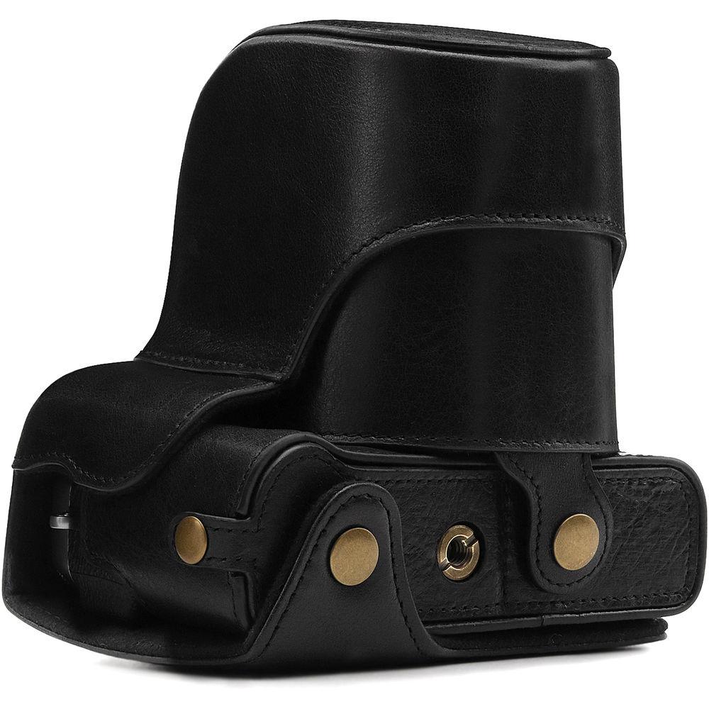 MegaGear Ever Ready Leather Camera Case for Fujifilm X-E3 with 23mm or 18-55mm Lens