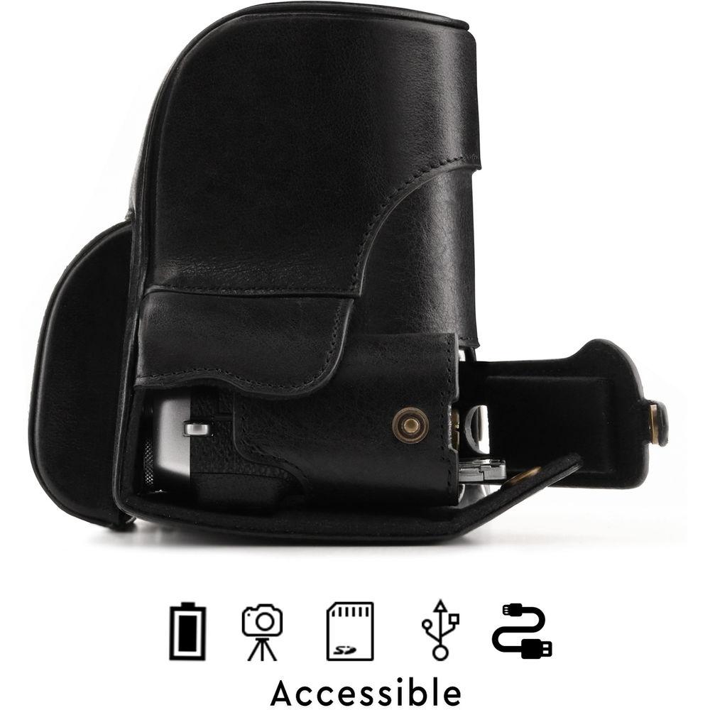 MegaGear Ever Ready Leather Camera Case for Fujifilm X-E3 with 23mm or 18-55mm Lens