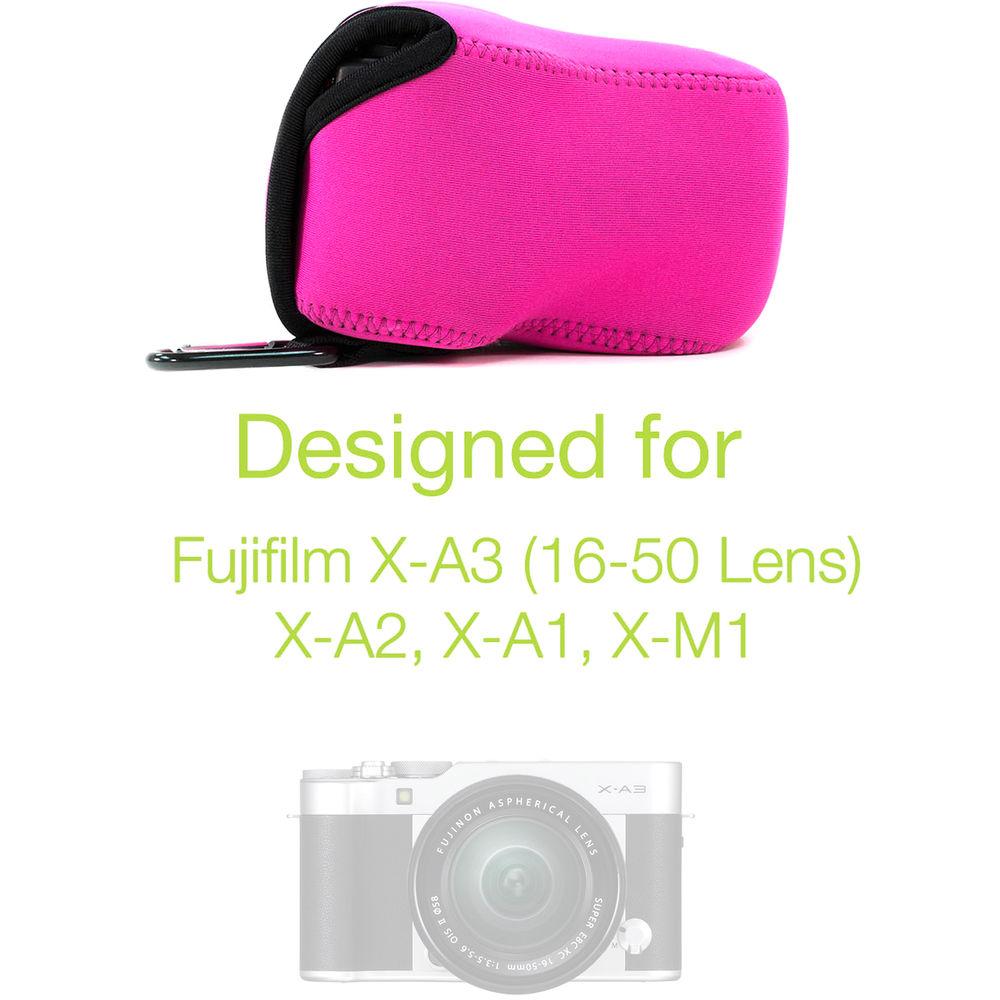 MegaGear MG1007 Ultra Light Neoprene Case with Carabiner for Select Fujifilm X Series