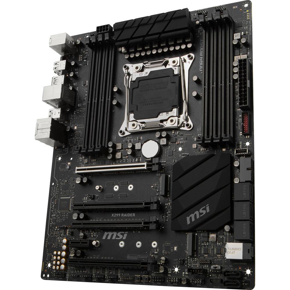 MSI X299 RAIDER LGA2066 ATX Motherboard
