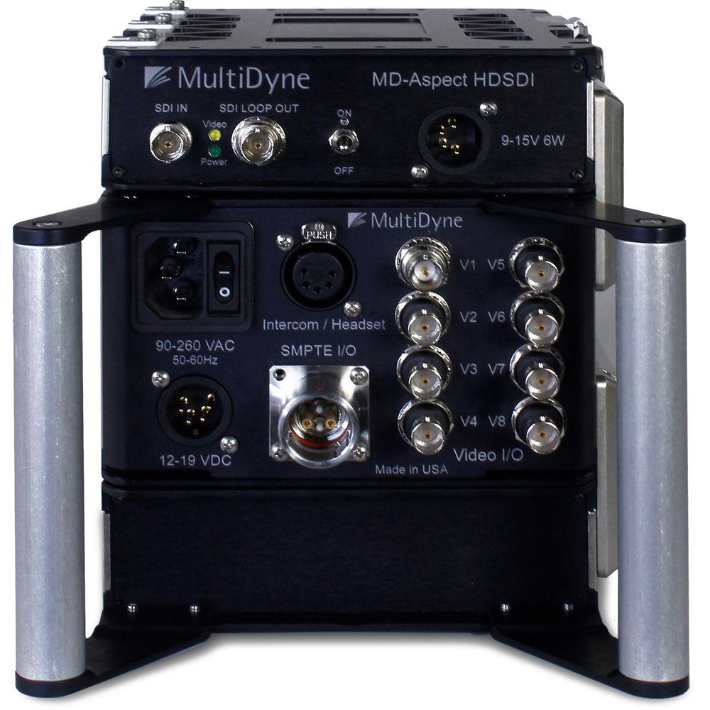 MultiDyne Bulldog Camera Unit Neutrik Opticalcon Duo, Anton Bauer Battery Plate